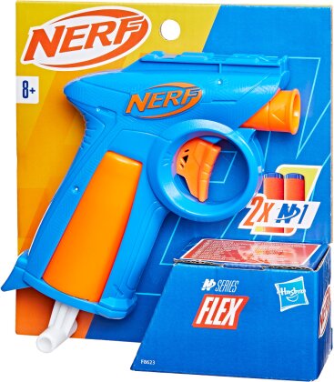 Nerf N Series Flex - Blaster klein, 2 Darts N1,