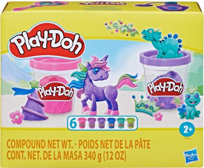 Play-Doh Funkelknete - 6 Dosen Knete, mit natürlichem
