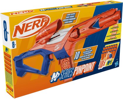 Nerf N Series Pinpoint - Blaster, 18 Darts N1, Zielrohr,