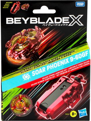 Beyblade X Schnur-Starter Set - Deluxe, Kreisel Soar Phoenix