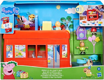 Peppas Party-Bus 2 in 1 - Bus mit 3 Etagen, Party-