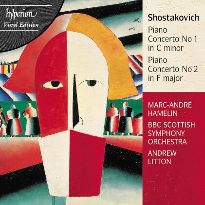 BBC Scottish Symphony Orchestra, Dimitri Schostakowitsch (1906-1975), Andrew Litton & Marc-André Hamelin - Piano Concertos (LP)