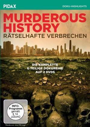 Murderous History: Rätselhafte Verbrechen - Die komplette 6-teilige Dokureihe (Pidax Doku-Highlights)