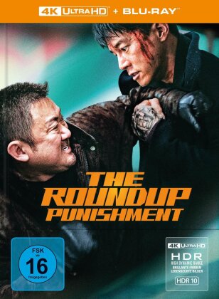 The Roundup - Punishment (2024) (Limited Collector's Edition, Mediabook, 4K Ultra HD + Blu-ray)