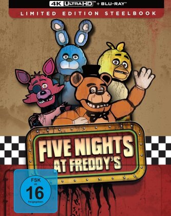 Five Nights at Freddy's (2023) (Edizione Limitata, Riedizione, Steelbook, 4K Ultra HD + Blu-ray)