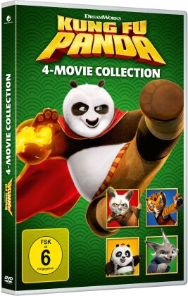 Kung Fu Panda 1-4 - 4-Movie Collection (4 DVDs)