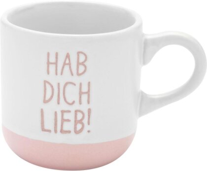 Espressotasse mit Gravur "HDL" - 10 cl