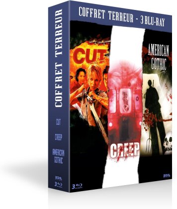 Coffret Terreur - Cut / Creep / American Gothic (3 Blu-ray)