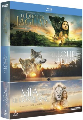 Le dernier jaguar (2024) / Le loup et le lion (2021) / Mia et le lion blanc (2018) (3 Blu-ray)