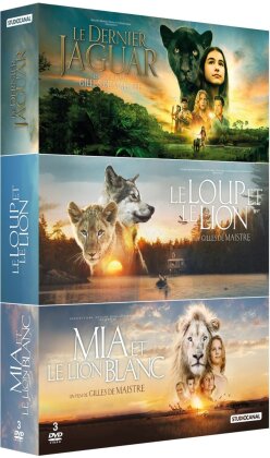 Le dernier jaguar (2024) / Le loup et le lion (2021) / Mia et le lion blanc (2018) (3 DVDs)