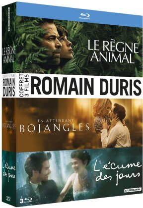 Coffret 3 films Romain Duris - Le règne animal / En attendant Bojangles / L'écume des jours (3 Blu-ray)