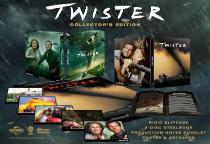 Twister (1996) (Limited Collector's Edition, Steelbook, 4K Ultra HD + Blu-ray)