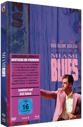 Miami Blues (1990) (Cover B, Édition Collector Limitée, Mediabook, Blu-ray + DVD)