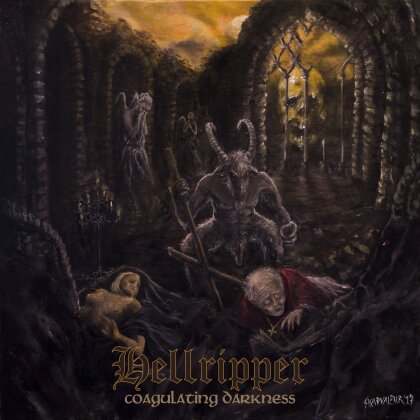 Hellripper - Coagulating Darkness (2024 Reissue, Gold Vinyl, LP)