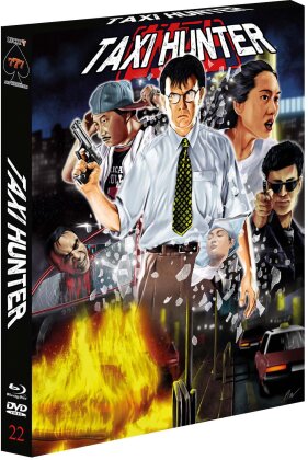 Taxi Hunter (1993) (Lucky Seven Art Collection, Full Sleeve Scanavo-Box, + Bierfilz, Limited Collector's Edition, Blu-ray + DVD)