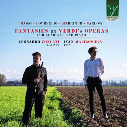 Bassi, Donato Lovreglio (1841-1907), Marriner, Barlow, … - Fantasies On Verdi's Operas For Clarinet And Piano