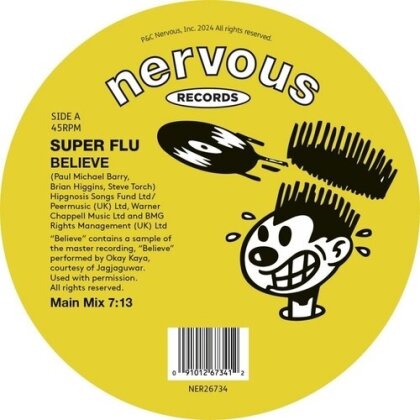 Super Flu - Believe (12" Maxi)