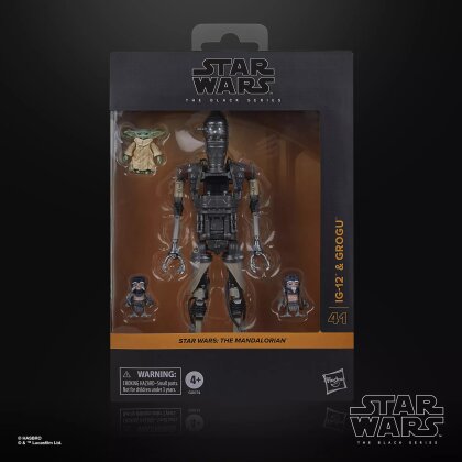 Figurine - IG-12 et Grogu - Star Wars : The Mandalorian - 15 cm