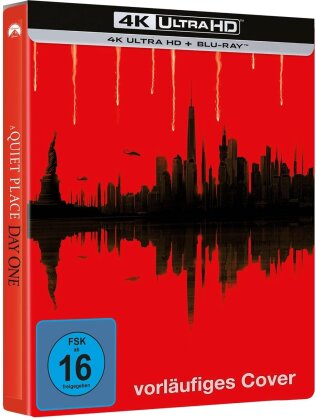 A Quiet Place: Day One (2024) (Cover 2, Édition Limitée, Steelbook, 4K Ultra HD + Blu-ray)