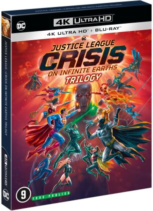 Justice League: Crisis on Infinite Earths (2024) - Part 1-3 (3 4K Ultra HDs + 3 Blu-ray)