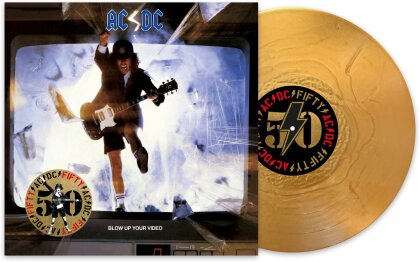 AC/DC - Blow Up Your Video (2024 Reissue, 50 Years Of Rock And Roll, Sony, Gold Nugget Vinyl, LP)