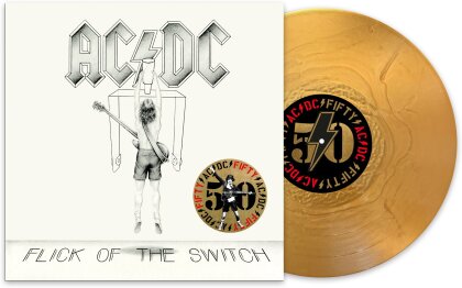 AC/DC - Flick Of The Switch (2024 Reissue, 50 Years Of Rock And Roll, Sony, Gold Nugget Vinyl, LP)