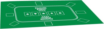 Pokertischauflage 60 x 90 cm (Spiel-Zubehör)