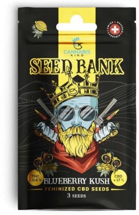 Cannabis King Blueberry Kush Seeds 3pcs