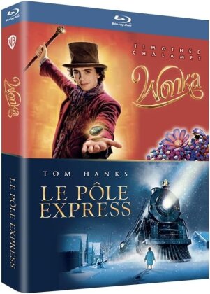 Wonka (2023) / Le Pôle Express (2004) (2 Blu-ray)