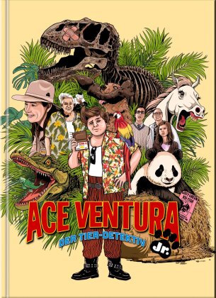 Ace Ventura Jr. - Der Tier-Detektiv (2009) (Cover B, Limited Edition, Mediabook, Blu-ray + DVD)