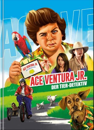 Ace Ventura Jr. - Der Tier-Detektiv (2009) (Cover C, Limited Edition, Mediabook, Blu-ray + DVD)