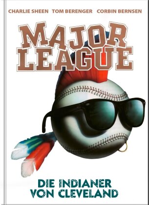 Major League - Die Indianer von Cleveland (1989) (Cover B, Édition Limitée, Mediabook, Uncut, Blu-ray + DVD)