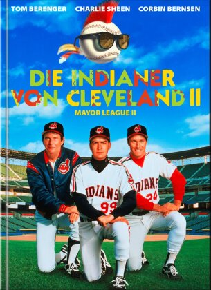 Die Indianer von Cleveland 2 - Major League 2 (1994) (Cover A, Edizione Limitata, Mediabook, Uncut, Blu-ray + DVD)