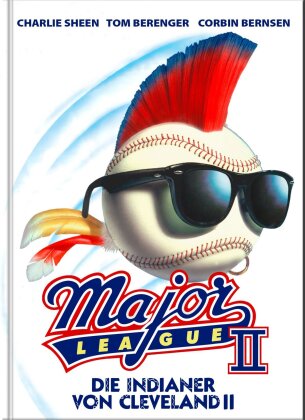 Major League 2 - Die Indianer von Cleveland 2 (1994) (Cover B, Edizione Limitata, Mediabook, Uncut, Blu-ray + DVD)