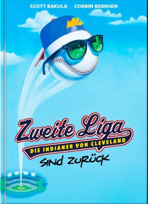 Zweite Liga - Die Indianer von Cleveland sind zurück (1998) (Cover A, Limited Edition, Mediabook, Uncut, Blu-ray + DVD)