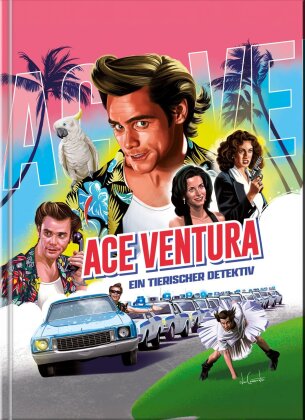 Ace Ventura - Ein tierischer Detektiv (1994) (Cover C, Limited Edition, Mediabook, 2 Blu-rays)