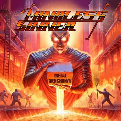 Mindless Sinner - Metal Merchants (Limited Edition, Neon Orange Vinyl, LP)