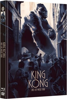 King Kong und die weisse Frau (1933) (Cover A, s/w, Limited Edition, Mediabook, Blu-ray + DVD)