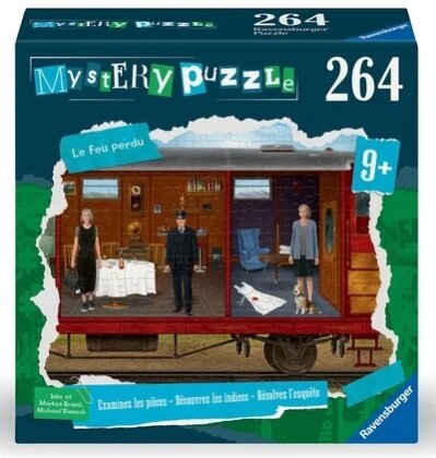 AT X Crime - MYSTERY PUZZLE 264 PIECES - LE FEU PERDU