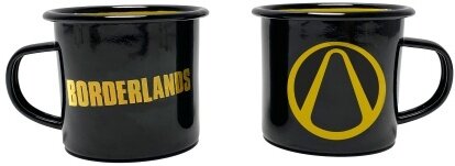 Borderlands Mug "Logo & Symbol" Black/Yellow