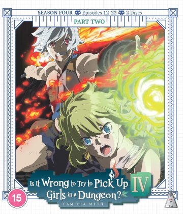 DanMachi: Is It Wrong to Try to Pick Up Girls in a Dungeon? IV - Familia Myth - Season 4 - Part 2 (2 Blu-ray)