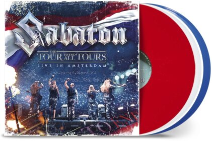Sabaton - The Tour To End All Tours - Live in Amsterdam (solid red/solid white/solid blue vinyl, 3 LPs)