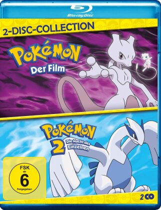 Pokémon - Der Film (1998) / Pokémon 2 - Die Macht des Einzelnen (1999) - 2-Disc-Collection (2 Blu-rays)