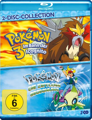 Pokémon 3 - Im Bann der Icognito (2000) / Pokémon 4 - Die zeitlose Begegnung (2001) - 2-Disc-Collection (2 Blu-rays)