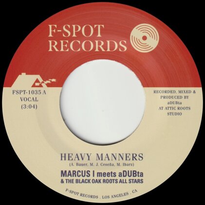 Heavy Manners - Marcus I Meets aDUBta (7" Single)