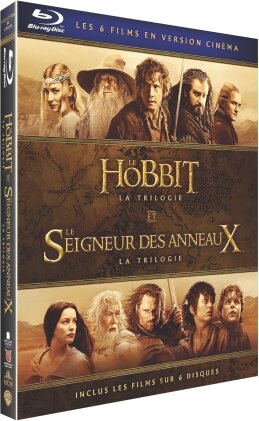 Le Hobbit et Le Seigneur des Anneaux - Les Trilogies (Version Cinéma, 6 Blu-ray)
