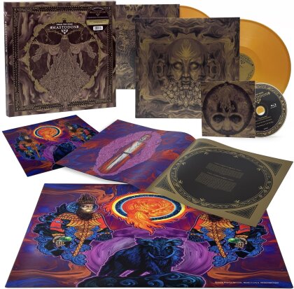 Mastodon - Crack The Skye (2024 Reissue, Reprise Records, Édition 15ème Anniversaire, Édition Deluxe, Édition Limitée, Gold Vinyl, 2 LP + Blu-ray)