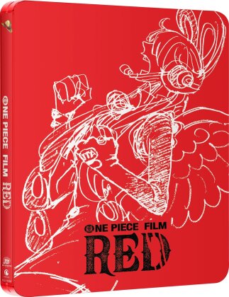 One Piece Film - Red (2022) (Limited Edition, Steelbook, 4K Ultra HD + 2 Blu-rays)