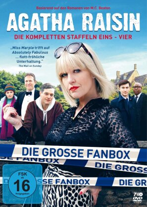 Agatha Raisin - Staffel 1-4 (Die grosse Fanbox, Edizione Limitata, 9 DVD)