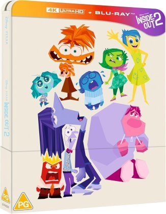 Inside Out 2 (2024) (Edizione Limitata, Steelbook, 4K Ultra HD + Blu-ray)